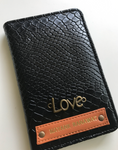 Co-Co Passport Cover With Customized Name And One Charm Option.