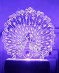 Peacock LED Frame