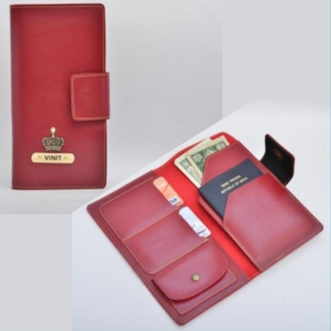 RC 17 Travel Wallet With Customized Name And Charm Option.